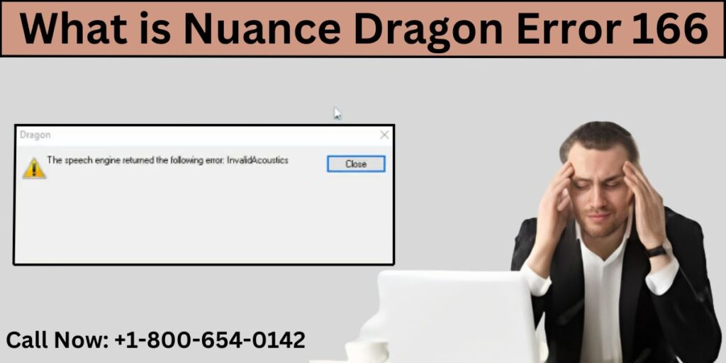 What is nauance dragon error 166
